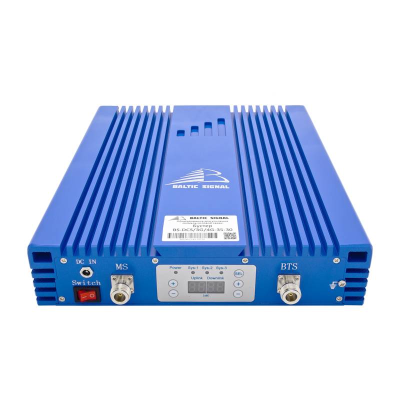 Бустер GSM/LTE1800+3G+4G Baltic Signal BS-DCS/3G/4G-35-30 (35 дБ, 1000 мВт)