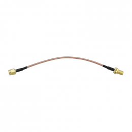 Пигтейл SMA-male - SMA-female (15 см, кабель RG-316)
