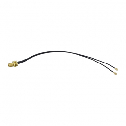 Пигтейл SMA-female - 2 x U.FL (IPX)