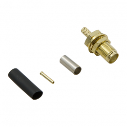 Разъём S-211L (SMA-female, обжимной, на кабель RG-174, RG-316)